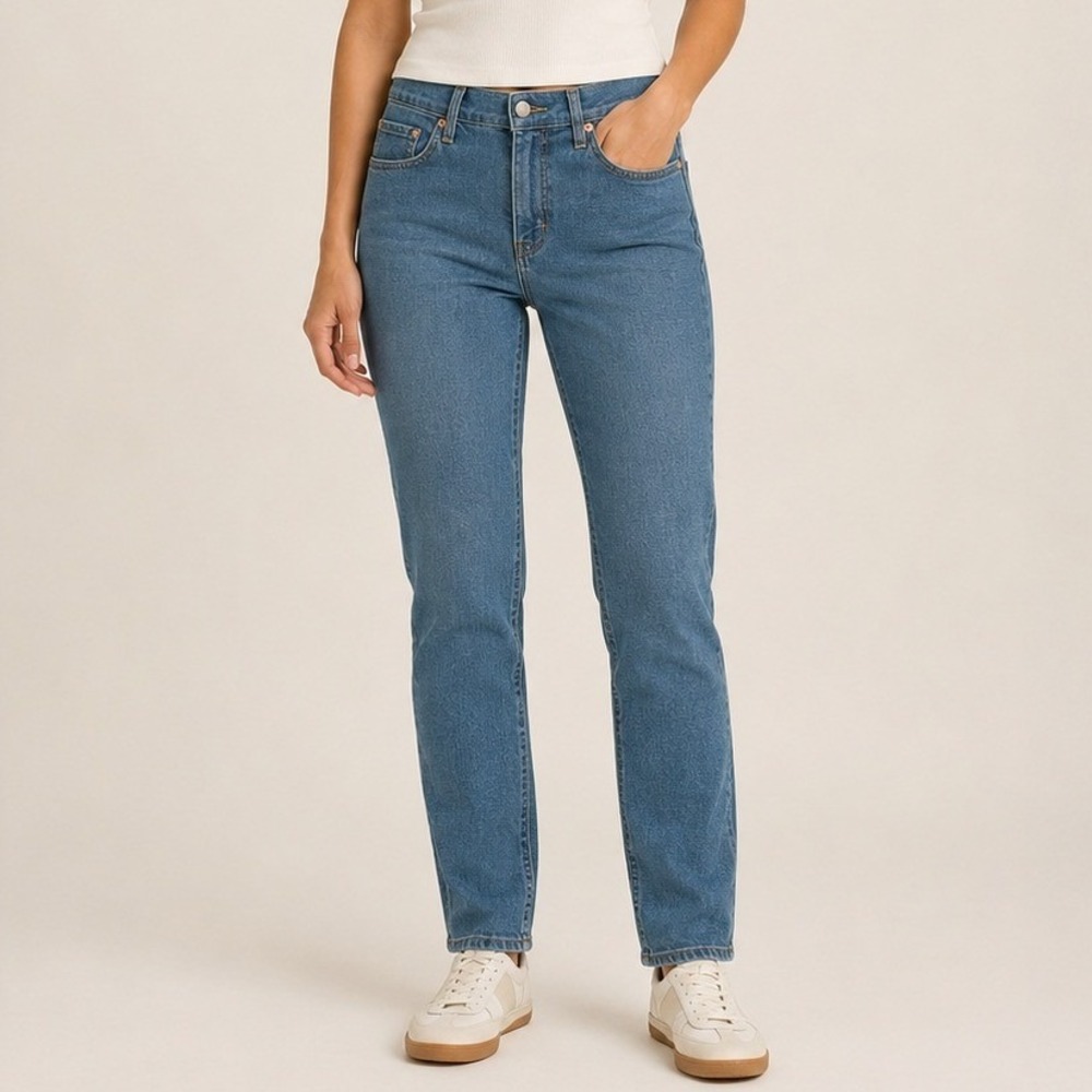 Levis 314 Shaping Straight Jeans 31x32‎ Blue Mid Rise Classic Minimalist